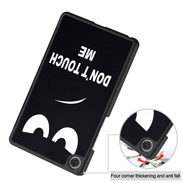 Tri-fold Veske til Lenovo Tab One - Don't Touch Me Multicolor
