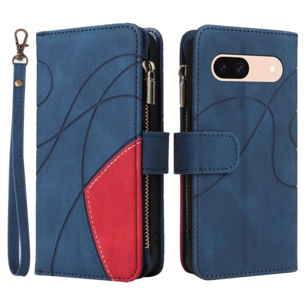 KT Multifunksjons Serie-5 For Pixel 8a Telefonveske Blue