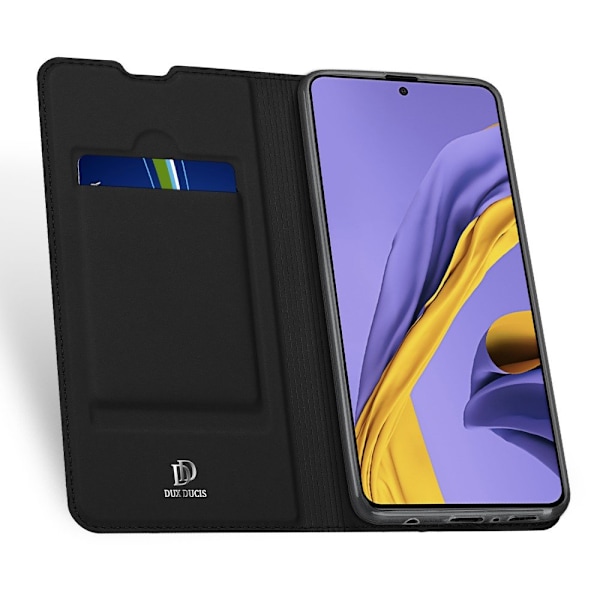 Samsung Galaxy A51 DUX DUCIS Skin Pro Series Teline Käännettävä Suojakotelo - Musta Black