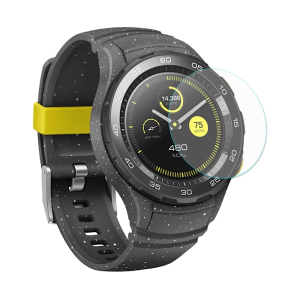 2 pcs HAT PRINCE Huawei Watch 2 Tempered Glass 0.2mm Transparent