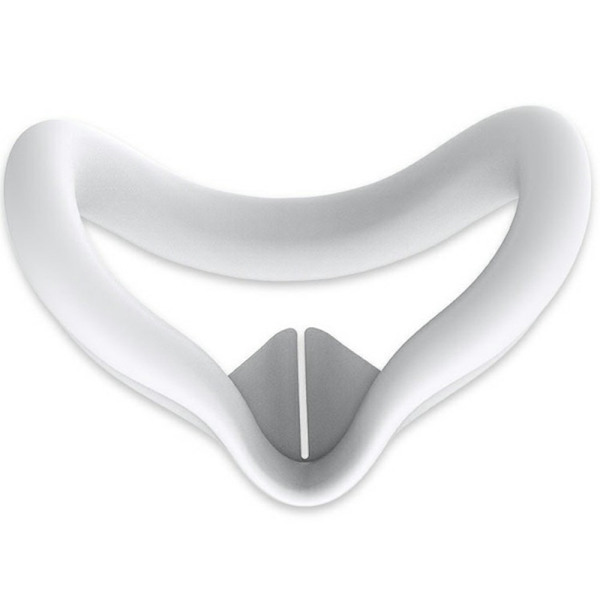 För Meta Quest 3S VR Silikonfodral Anti-Sweat Face Pad Skyddsöverdrag - Vit Vit