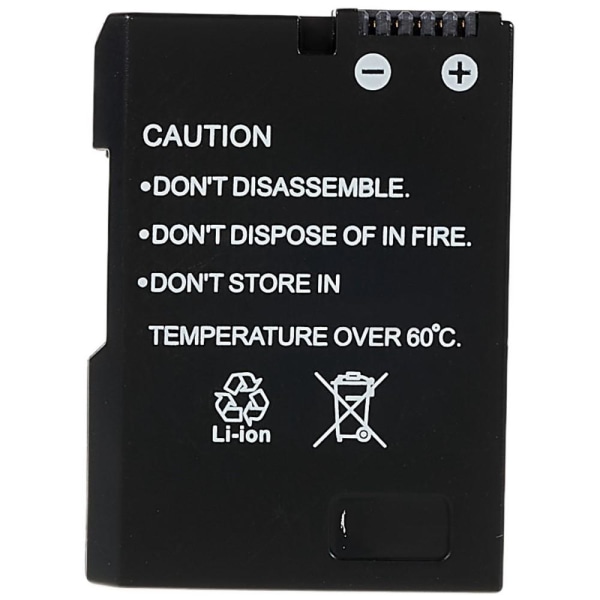 EN-EL14+Li-ion batteri til Nikon D3000 D3100 D3200 D3300 D3400 osv Black