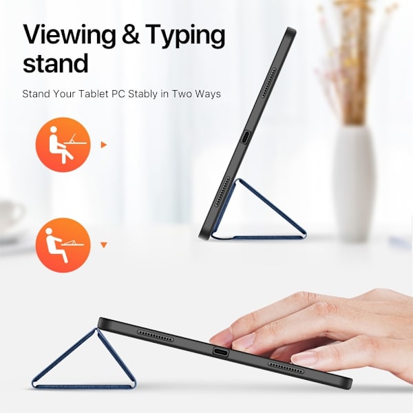 DUX DUCIS Domo iPad Pro 13 (2024) Tri-fold Stativ - Blå Blue
