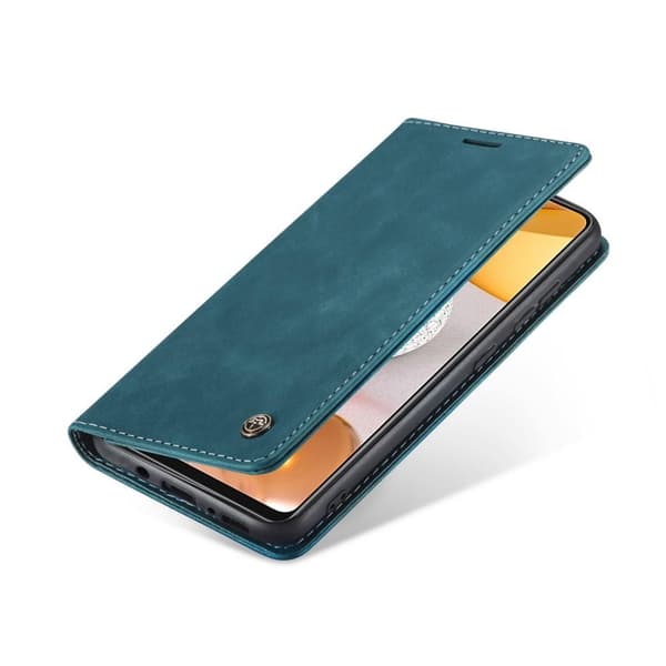 CASEME Retro lompakkokotelo Samsung Galaxy S21 Ultra Siniselle Blue