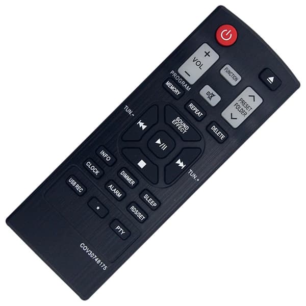Fjärrkontroll Ersättning för COV30748175 För LG Soundbar Svart