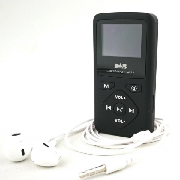DAB Bluetooth Digital MP3-spelare Stöd för FM-radio TF-kort Vit