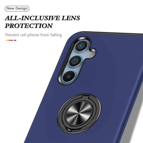 Mobildeksel med Ringholder for Samsung Galaxy A37 5G Blue