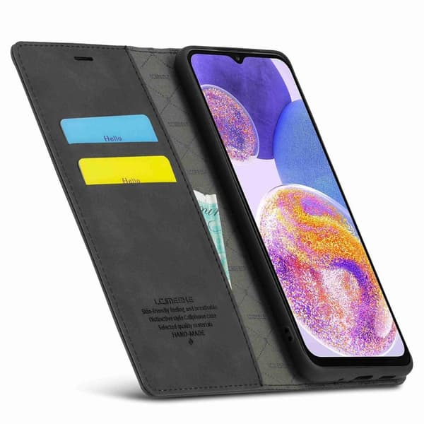 LC.IMEEKE Lommebok - deksel Deksel til Samsung Galaxy A23 5G - Svart Black