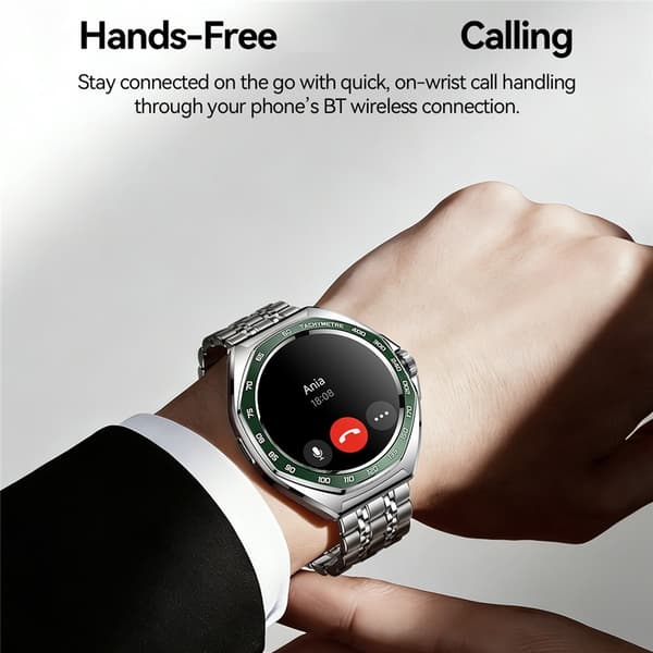 Smartwatch JOYROOM AMOLED Bluetooth-opkald 450mAh 5ATM Vandtæt Green