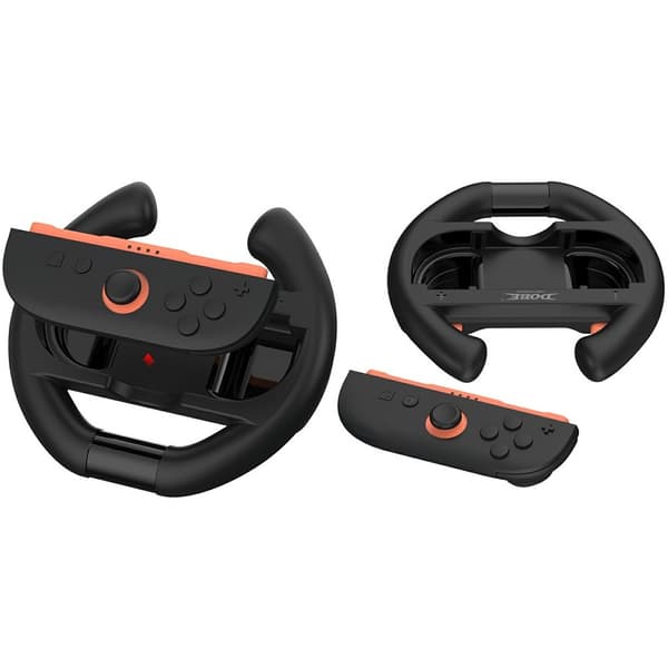 2 stk. kompatibel med Nintendo Switch 2 Joy-Con-kontrollerholder til racingratt Black