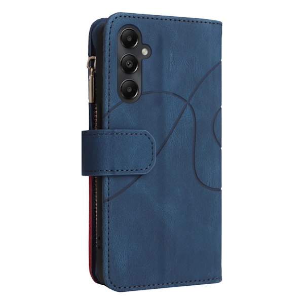 KT Multifunksjons Serie-5 Telefonveske for Samsung Galaxy A05s Blue
