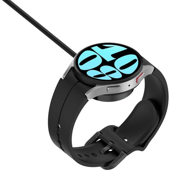 Til Samsung Galaxy Watch6 6 Classic 5 5 Pro 4 4 Klassisk oplader Black
