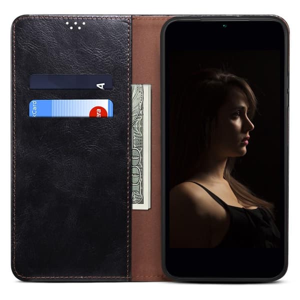 Nothing phone (1) 5G Wallet Stand Protective Phone Cover - Black Black