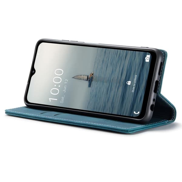 CASEME Retro Pung Taske til Samsung Galaxy A14 - Blå Blue