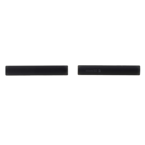 Sony Xperia Z3 Compact Dust stik til SD-kort & SIM - Sort Black