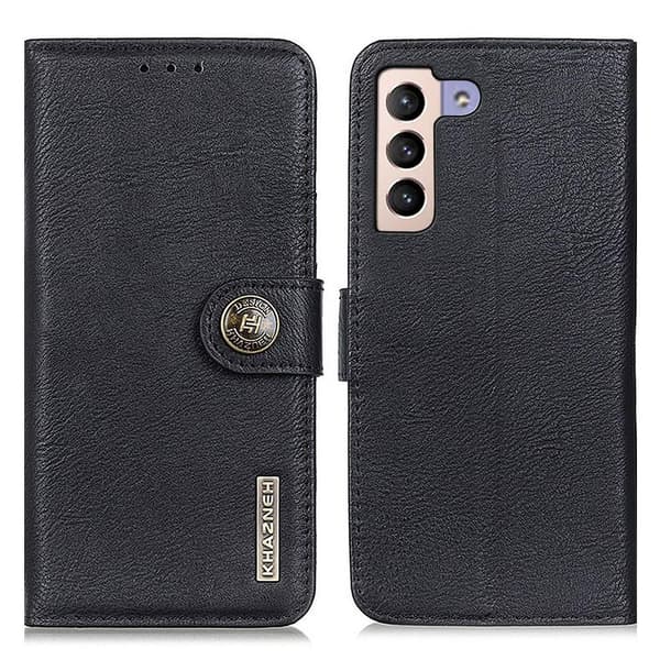 KHAZNEH Samsung Galaxy S22 Plus Plånboksfodral - Svart Svart