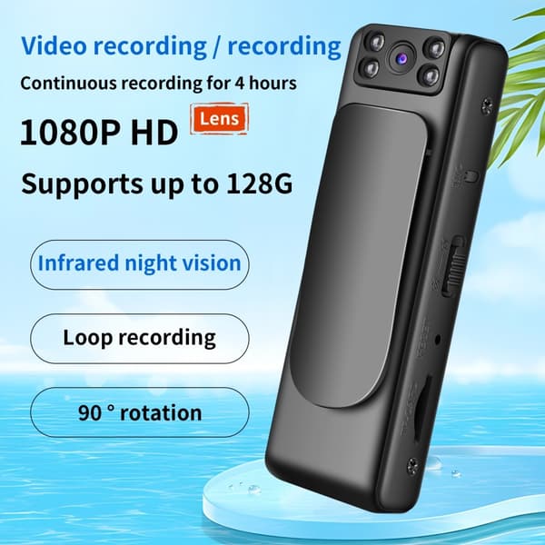 Infrarødt Nattsyn Full HD 1080P Got Kamera Videoopptaker Black