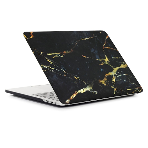 Mønstret beskyttelsesetui MacBook Pro 13 tommer 2016 A1706/A1708 Marmor Mønster Black