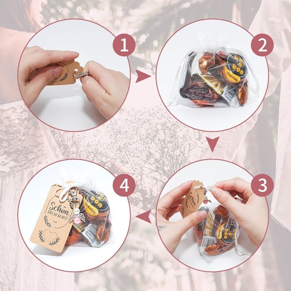 100 st Fest Bröllop Inbjudan Present Paket Ängel Vinge Berlock Silver