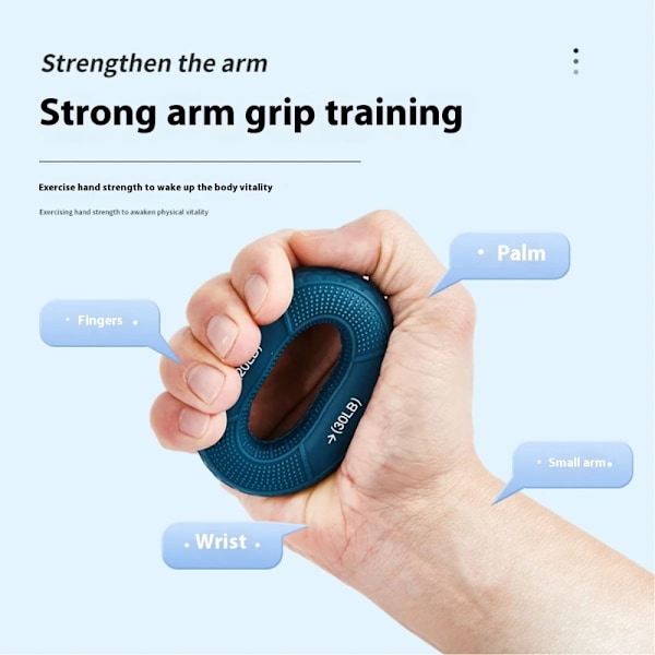 Handgreppsförstärkare Underarm Finger Tränare Handled Muskeltränar - 20 - 30lb Grön
