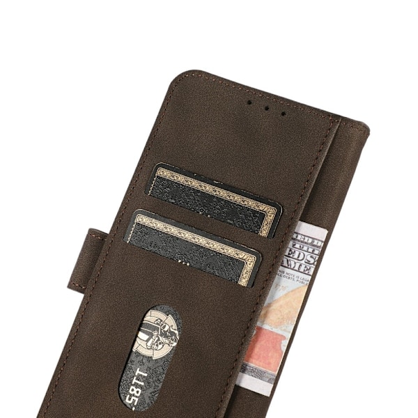 KHAZNEH For Samsung Galaxy A26 5G-deksel Lommebok-deksel Telefonveske Brown