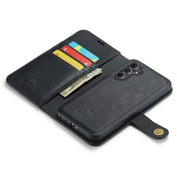 Samsung Galaxy A36 DG.MING Irrotettava 2-in-1-lompakkokuori Black