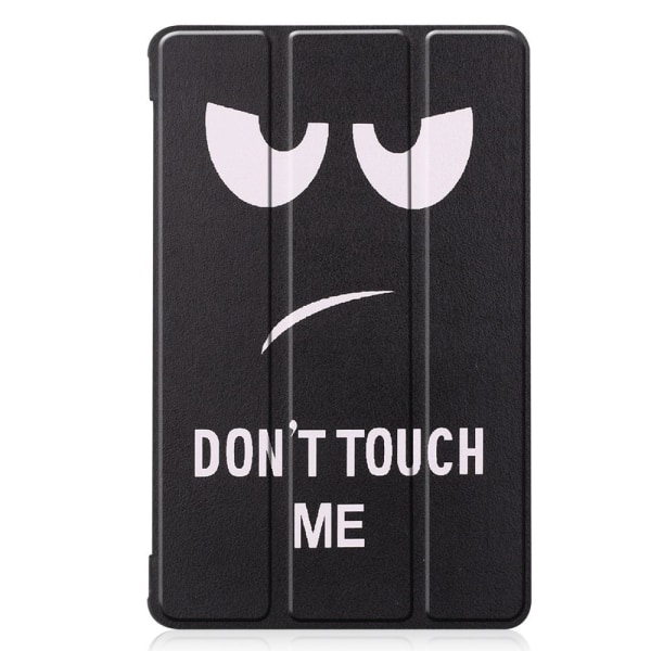 Tri-fold Stand Case for Huawei MatePad T8 - Do not Touch Me Black