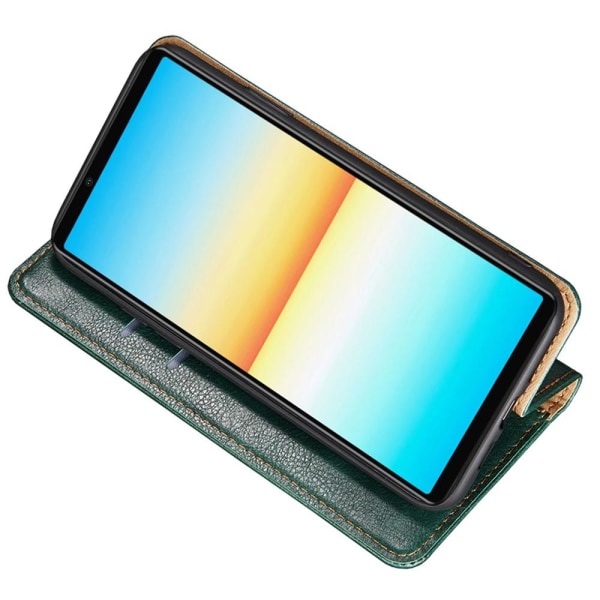 Til Sony Xperia 10 IV Cover Pung - Sort Black