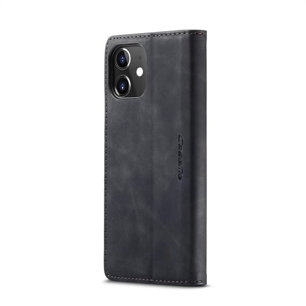 CASEME Retro Lompakkokotelo - iPhone 12 mini Black