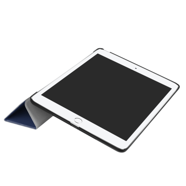 Til iPad 9.7 (2018)/9.7 (2017) Trifoldet etui - Mørkeblå Dark blue
