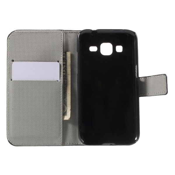 Samsung Galaxy Core Prime SM-G360 Wallet Stand Case Black