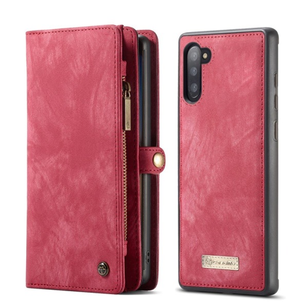 Samsung Galaxy Note 10 CASEME Irrotettava 2-in-1 kotelo - Punain Red