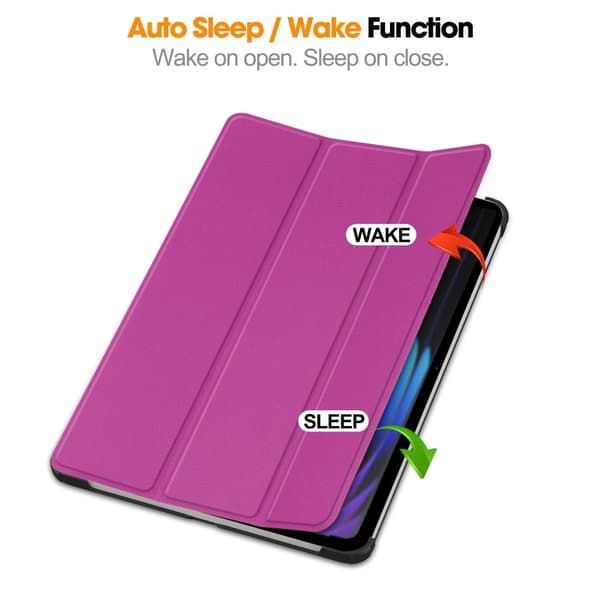 Slim Fit Cover Case til Xiaomi Pad 7 Auto Wake / Sleep - Lilla Purple