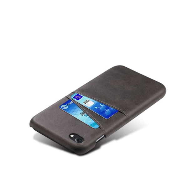 KSQ-kotelo korttipaikalla iPhone 8/7/SE 2020: lle Black
