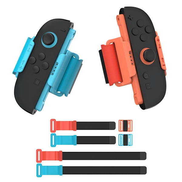 Kompatibel med Nintendo Switch 2 håndledsrem, venstre højre controller, benrem Blue
