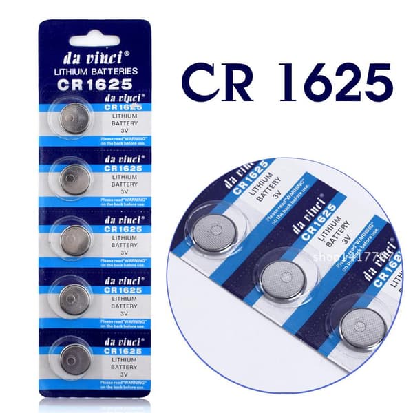 Alkalisk knappcellebatteri CR1625 stor pakke Silver