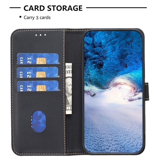 Støtsikkert mobildeksel for Motorola Edge 60 5G / 60 Fusion 5G kortholder svart Black
