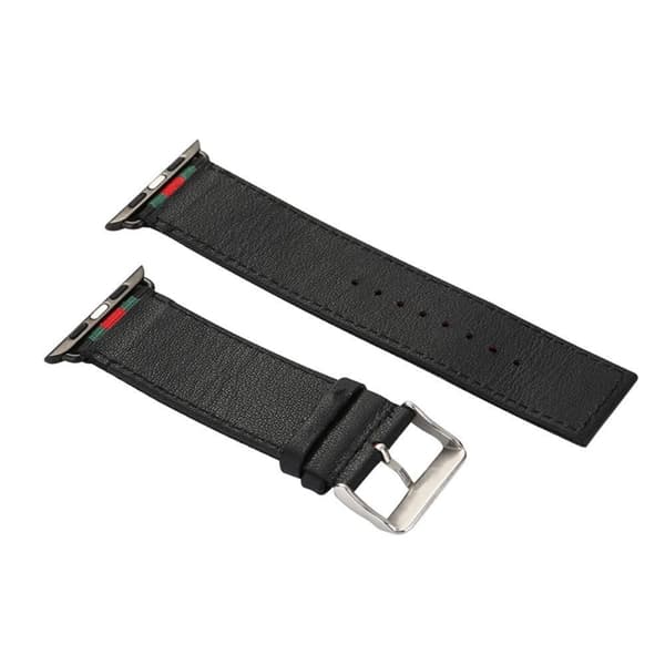 Nylon Watchband for Apple Watch 4 44mm, Series 3 / 2 / 1 42mm Svart