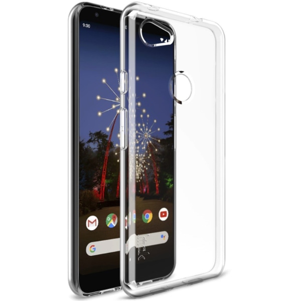 IMAK UX-5 -sarjan TPU-matkapuhelimen cover Google Pixel 3a XL:lle Transparent