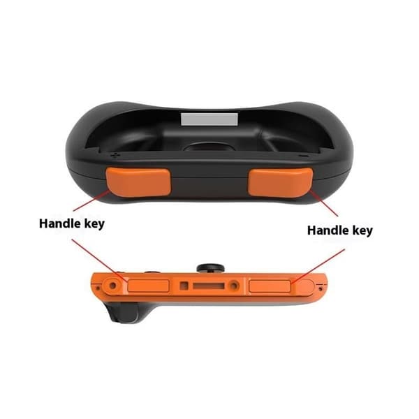 Kompatibel med Nintendo Switch 2, 2 stk. håndgrep venstre og høyre Joy-Con-kontroller Black