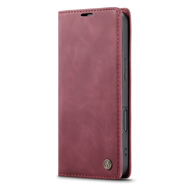 CASEME Retro tegnebog taske til iPhone 16 Red
