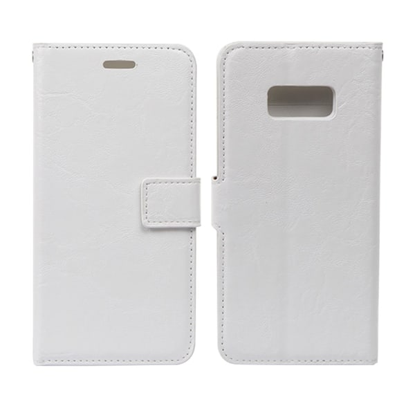 Samsung Galaxy S8 - 2 in 1 -lompakkokotelo / kuori - valkoinen White
