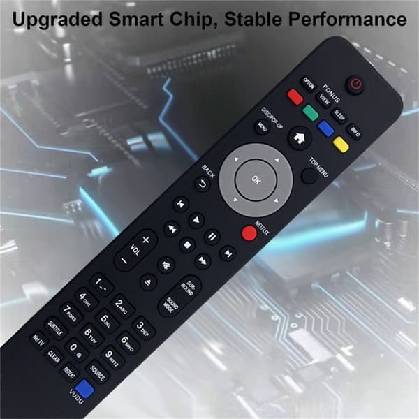 Fjernkontroll erstatning for NC201 For Philips Blu-Ray DVD Home Theater System Black