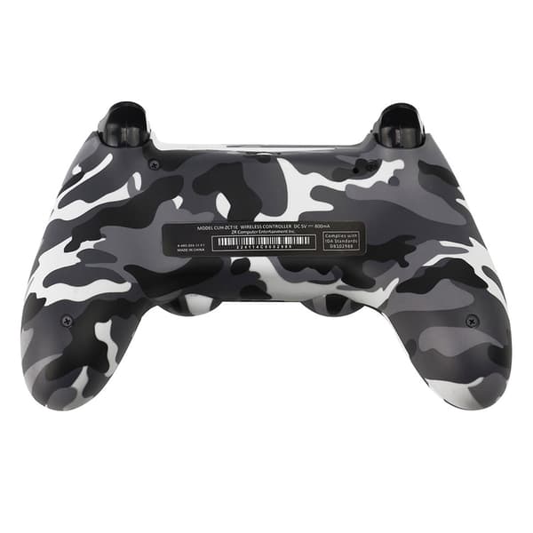 Trådløs spillkontroller for Sony PS4 Bluetooth-gamepad med vibrasjon - kamuflasje Grey