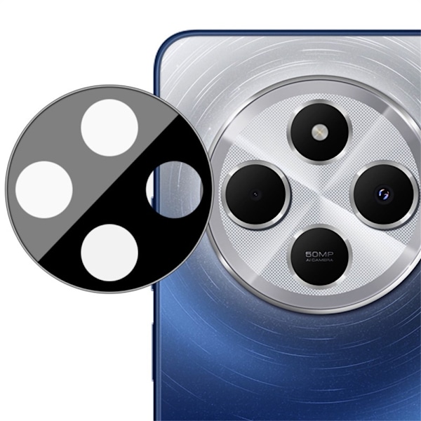 IMAK För Xiaomi Redmi 14C kamera linsskydd härdat glas linsfilm Black