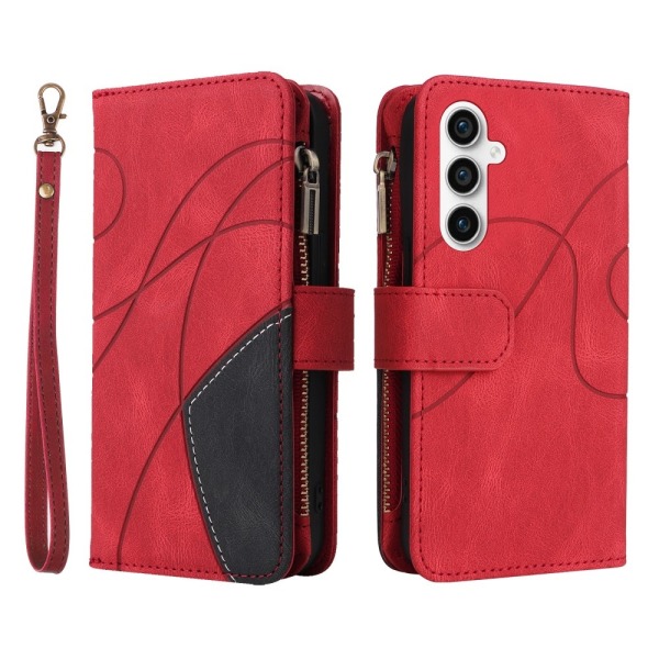 KT Multifunktion Series-5 Til Samsung Galaxy S23 FE Telefontaske Red
