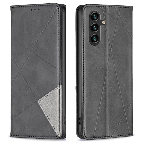 BINFEN COLOR Til Samsung Galaxy A56  Støtsikkert Lommebok-deksel - Svart Black