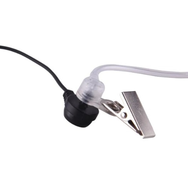 2,5 mm Headset Headset 1 Pin Ham- amatørradio. Black
