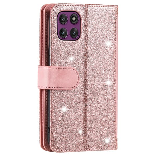 Till Motorola Edge 70 5G plånboksfodral Rosa guld