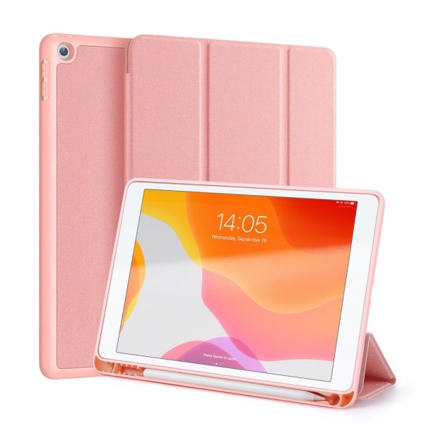 DUX DUCIS Domo Apple iPad 10.2 2021/2020/2019 Kolminkertainen jalusta ruusukulta Pink